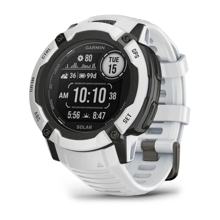 Garmin Instict 2X Solar to zaawansowany i odporny na trudne warunki zegarek OUTDOOR. Wersja 2X posiada dodatkowo wbudowaną latarkę LED.