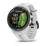 Garmin Approach S70 - 42mm - Czarna ceramiczna ramka i biała silikonowa opaska [010-02746-10]