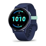 Garmin Vivoactive  5 - Aluminiowy Bezel w kolorze Navy, koperta w kolorze Navy z silikonowym paskiem [010-02862-12]