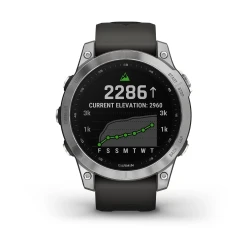 Garmin Fenix 7  srebrny z grafitowym paskiem [010-02540-01]