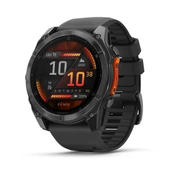 Garmin Fenix 8 - 51mm AMOLED - Slate Gray z silikonowym paskiem w kolorze czarnym [010-02905-00]
