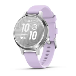 Garmin Lily 2 Active Srebrny z paskiem silikonowym w kolorze Purple Jasmine [010-02891-01]