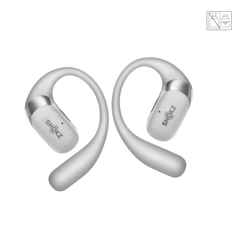 Słuchawki Shokz OpenFIt 2 + Srebrne 1.webp