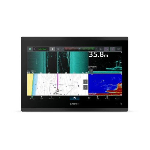 Garmin GPSMAP 9013xsv to nowoczesny ploter morski z ekranem IPS i rozdzielczością 4K.