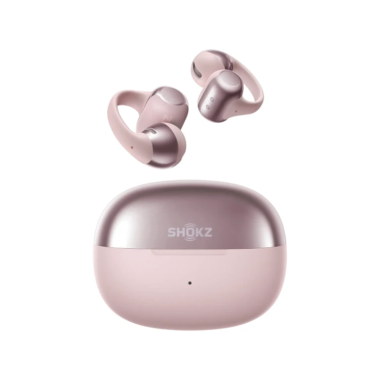 Shokz OpenDots ONE to lekkie, otwarte słuchawki douszne z Dolby Audio, Bassphere™ i OpenBass™ 2.0 i ładowaniem QI i długim czasem pracy na baterii. Idealne do muzyki, filmów i rozmów.