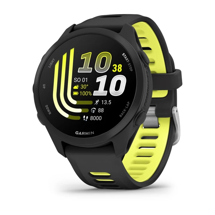 Garmin Forerunner 170 Music to prosty w obsłudze smartwatch GPS do biegania z wbudowanymi płatnościami Garmin Pay i odtwarzaczem muzyki.
