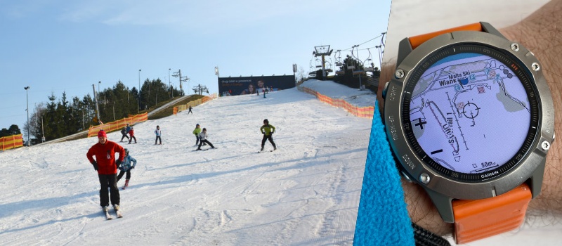 malta fenix ski map garmin