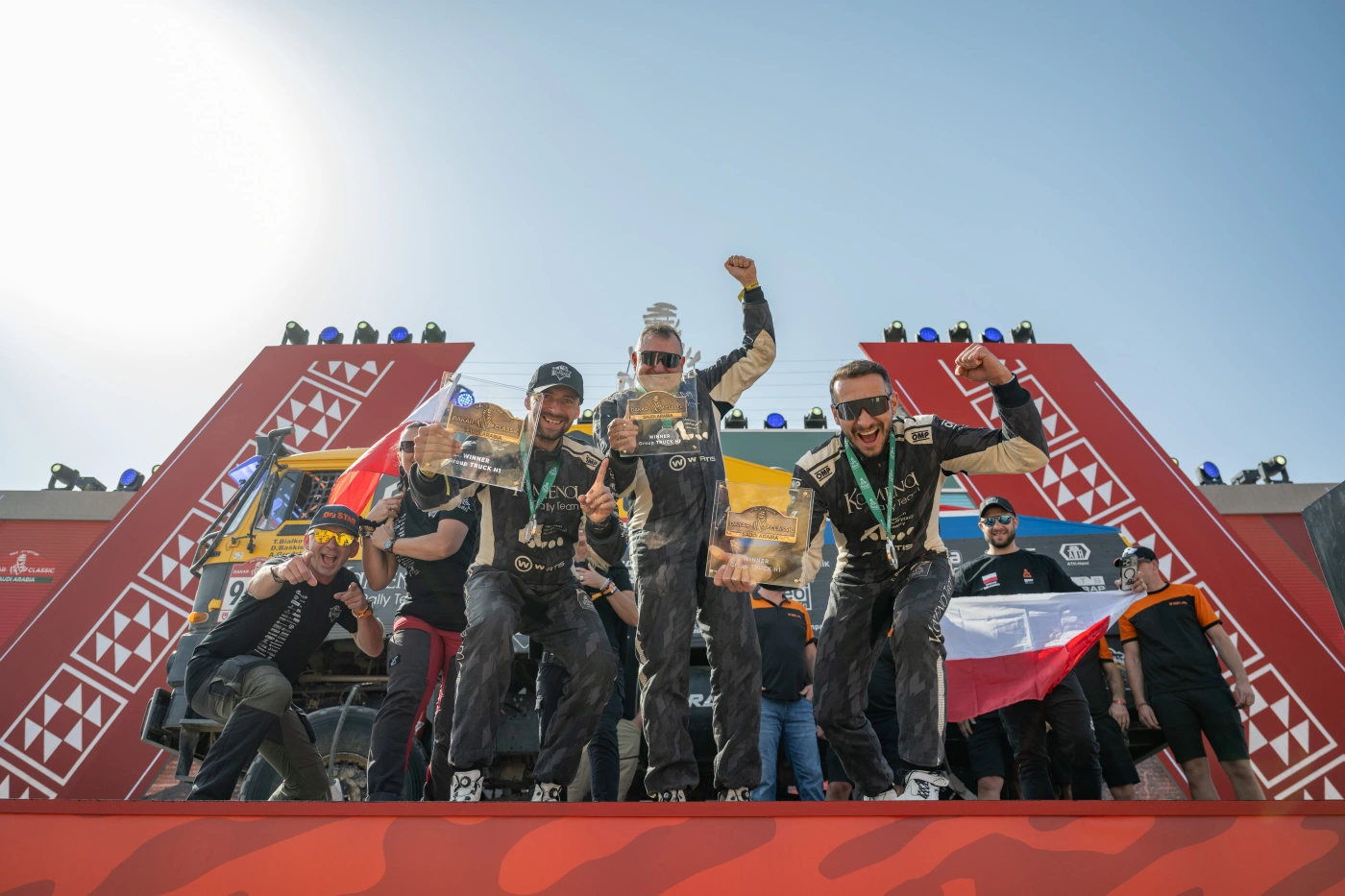 Kamena Rally Team na podium Dakar Classic 2026