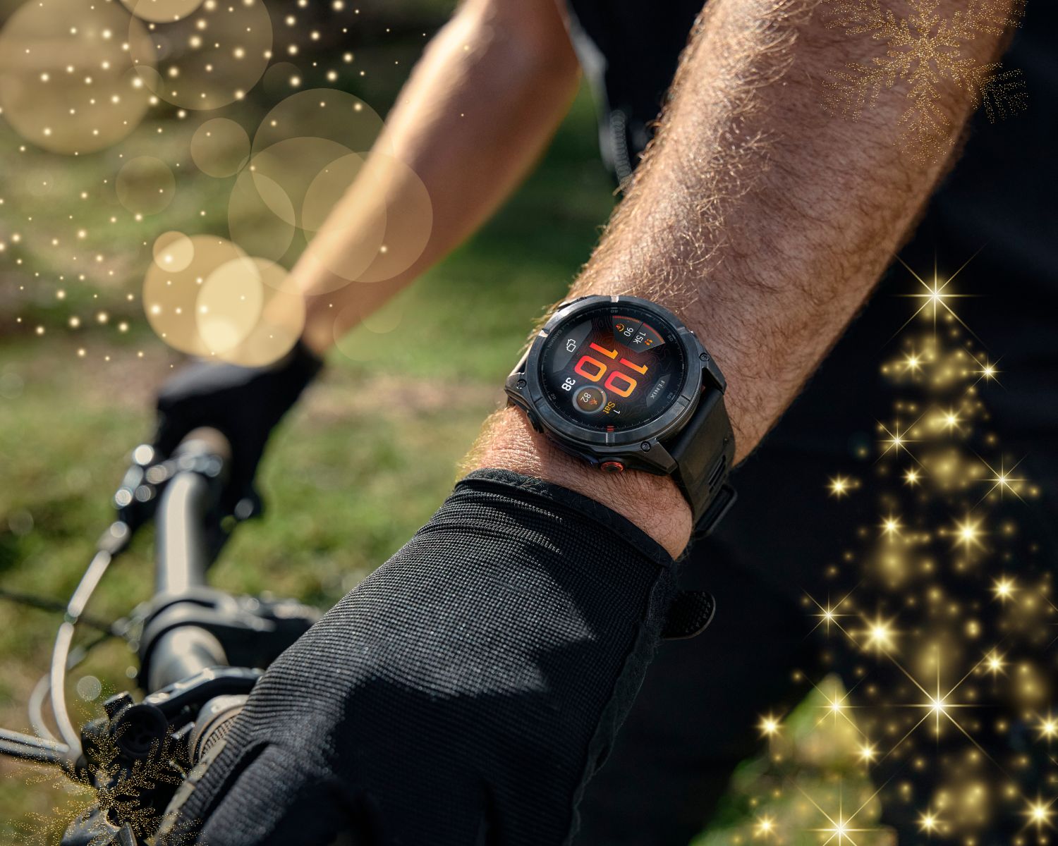 Zegarek Garmin Fenix 8 na nadgarstku mężczyzny 