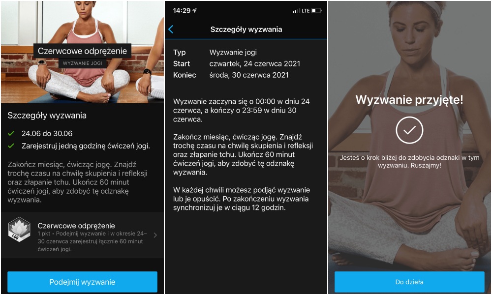 Odznaki Garmin Connect