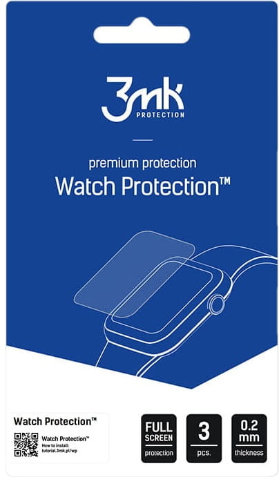 Szkło ochronne na ekran Garmin Quatix 7x - 3mk Watch Protection (3 szt)