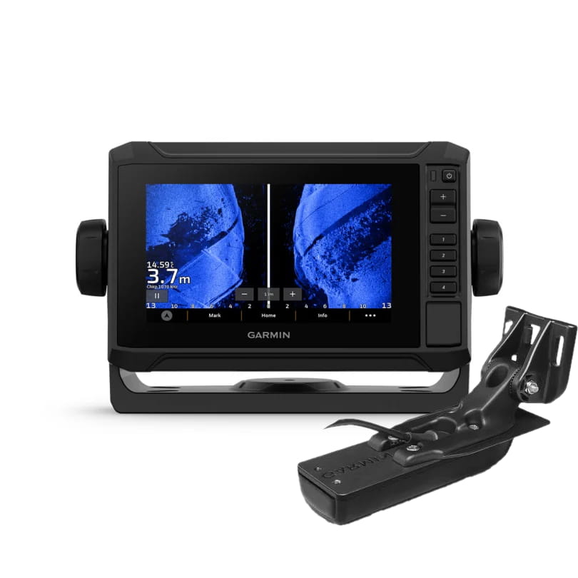 Garmin Echomap UHD2 62sv to ploter nawigacyjny z dotykowym 6" wyświetlaczem, obsługą map Navionics+ i wielopasmowym GPS.