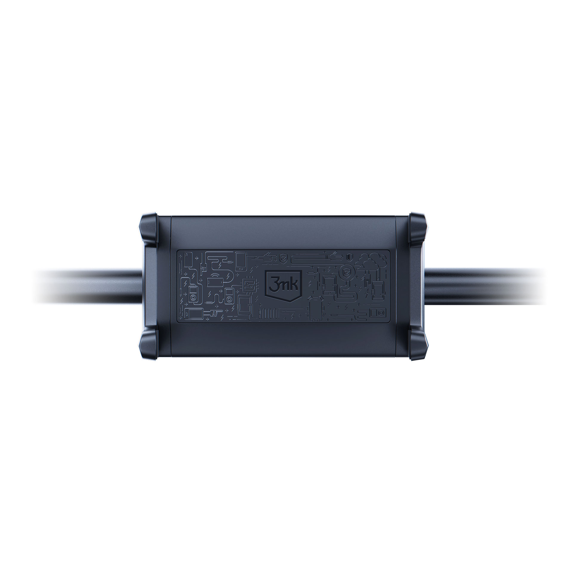 Uchwyt samochodowy na telefon i tablet 3mk Double Headrest Holder