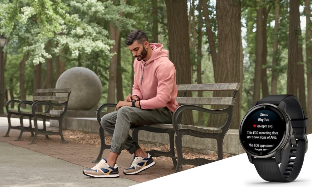 Funkcja pomiaru EKG w zegarku Garmin Venu 2 Plus?